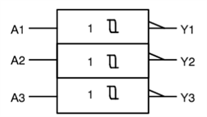 Mechanical Drawing - onsemi NL37WZ14 Triple Schmitt-Trigger Inverters